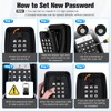Thlevel Key Lock Box for Outside, Key Safe Wall Mounted