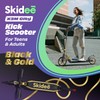 Skidee Kick Scooter for Kids Ages 6-12 - Large Sturdy