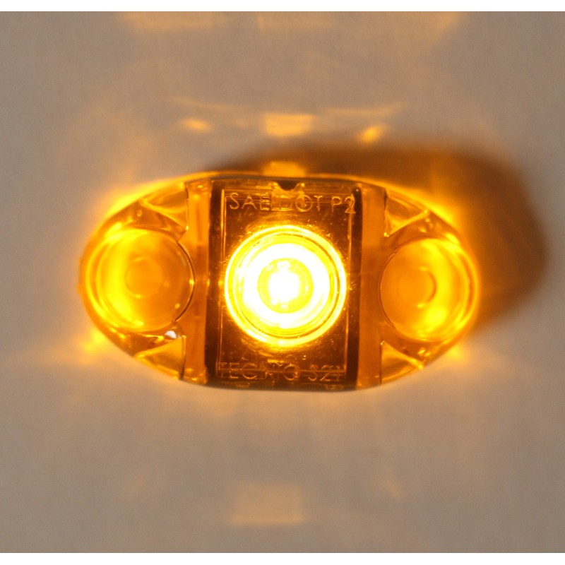 TecNiq, Inc LED Oval Surface Mount Clearance Side Marker Light