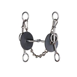 Pros Choice Elevation Gag Snaffle Bit Silver