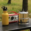 Mini Alcohol Stove for Camping Hiking Stainless Steel Campfire Stove