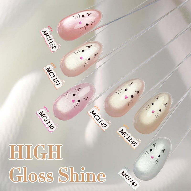 Double Rhythm 15ML Glass Cat Eye Gel Polish with Magnet