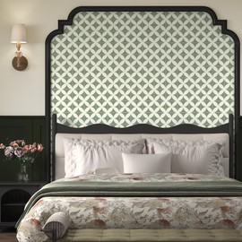 Green Beige Wall Paper Peel and Stick Wallpaper Boho 17.3"×197"Modern Green Geometric Contact Paper for Cabinets Self Adhesive Removable Wallpaper for Bathroom Kitchen Backsplash Waterproof Vinyl Roll