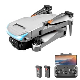 Remote Control Drone with Camera 4K Dual Camera 3-Sided Obstacle Avoidance Optical Flow Hover Remote Control Quadcopter for Kids Adults 2 Battery