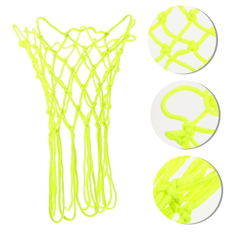 CORHAD Glow-in-The-Dark Basketball Net Fluorescent Mesh Outdoor Hoop Easy Install