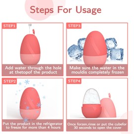 Ice Roller Facial,Herramienta Exfoliante Facial con Propiedades Descongestionantes, Apta para el Rostro y las Manos. San Valentín, Navidad, Día de la Madre (Black)
