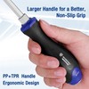 WORKPRO Magnetic Screwdriver Set 24-Piece, Go-Thru Screwdriver Set Kit with