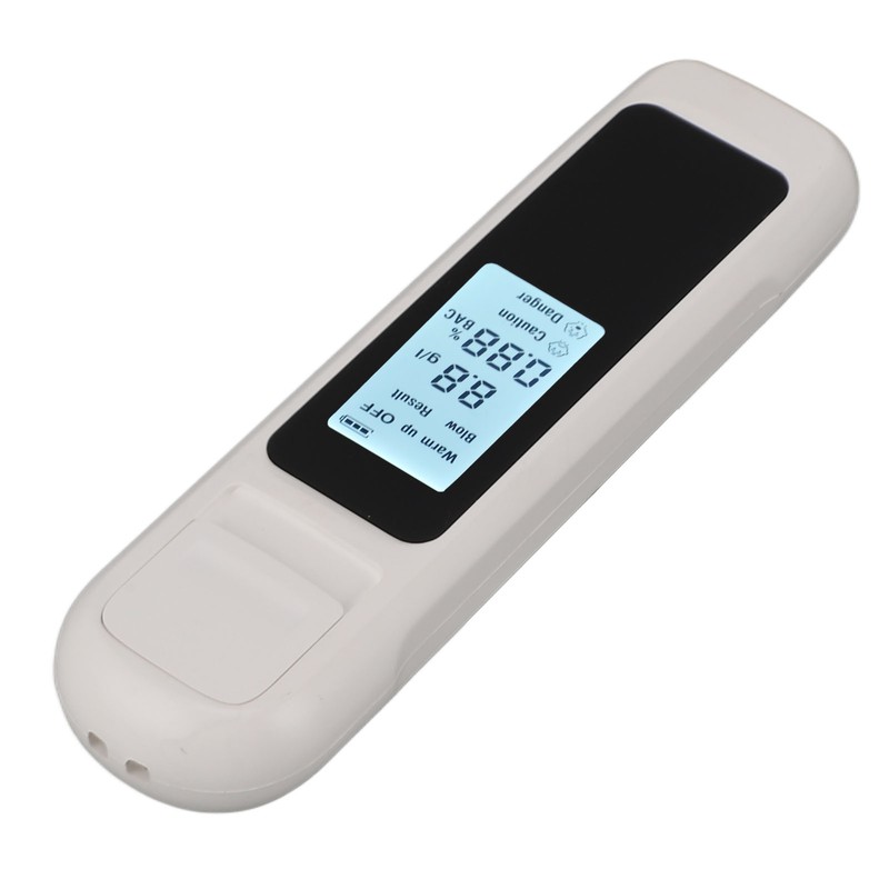 Alcohol Tester High Accuracy LCD Display USB Charging Portable Automatic