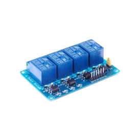 KNACRO 4 Channel DC 5V 10A Low Level Relay Module with Optocoupler for UNO R3 MEGA 2560 1280 DSP ARM PIC AVR STM32 Raspberry Pi (DC 5V)