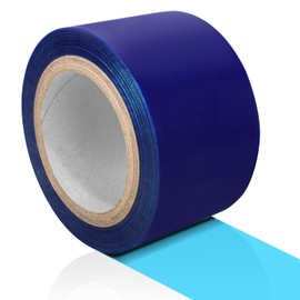FOVPLUE Self Adhesive Surface Protective Film/Tape – 2.76in x 328ft, Blue Scratch Film Roll Universal for Motorcycle Installations, Painting, Removals, and Transport,Medium-HIGH Adhesion