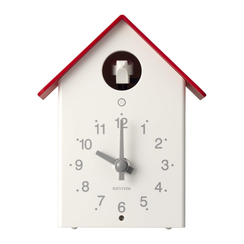 Rhythm (RHYTHM) Table Clock / Wall Clock Combo, Bellow Cuckoo