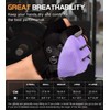 sunnex Gym Gloves, Workout Gloves, Fingerless Gloves for Weightlifting, Lightweight