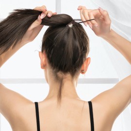 Heveer Elastic Hair Bobbles for Women Braided Hair Bobbles Bracelet Hair Bands for Women Girls Thick Medium Long Hair Pack of 20 Curry Colours, Heart, Flower