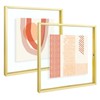 Frametory, 12x12 Floating Picture Frame - Metal Photo Frame -