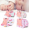 4 Pcs Baby Cloth Diapers Adjustable Washable Reusable Diapers for