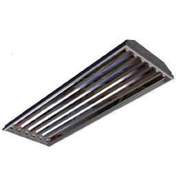 HighBay Fluorescent Fixture 4 Lamp T8 W/Mirror Reflector & Full Steel Body