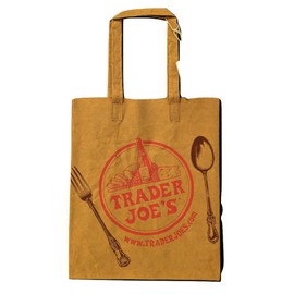 Trader Joes 洗える紙製食料品再利用可能バッグ