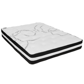 EMMA + OLIVER Astor 10 Inch Hybrid Pocket Spring Mattress, Full Mattress in a Box