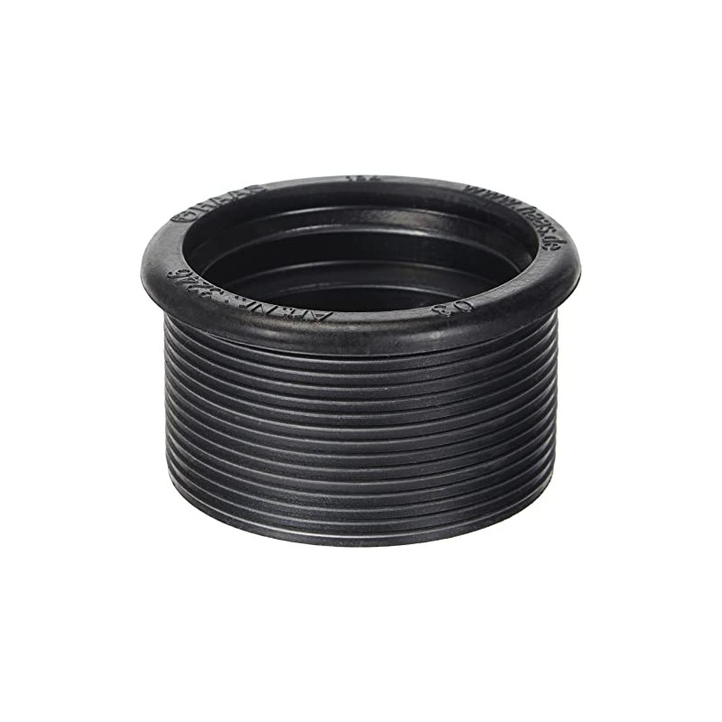 Haas Rubber Nipple for Heavy-Duty Polyethylene Pipe DN 50/DN 63