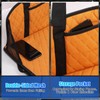 WODHMIEY Foldable Car Rear Seat Extender, Leather Seat Mattress for