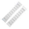 2 Pcs Air Vent Ventilation Grille Aluminium Alloy Rectangular Vent