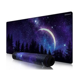 EXCO - Alfombrilla de Mouse para Juegos XXL 900 x 400 mm, Mejora la precisión y la Velocidad, Alfombrilla de Mouse de Goma Antideslizante para computadoras y portátiles