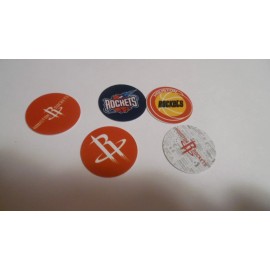 Unbranded Pre Cut One Inch Bottle Cap Images! HOUSTON ROCKETS with Free Shipping - photo, 40 images