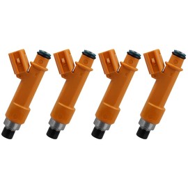 Injectors Kit,SCITOO 12 Holes Fuel Injector fit for 2002-2004 for Toyota Camry 2.4L, 2002-2004 for Toyota Solara 2.4L,Set of 4