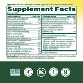 MegaFood One Daily Mens Multivitamins - Multivitamin for Men - Vitamin C, Vitamin D3 & Vitamin B12 - Muscle, Energy Metabolism & Immune Support - Vegetarian, Gluten Free - 60 Tablets, 60 Servings