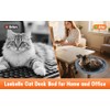 Loebelle Cat Desk Bed, Supports Up to 44 lbs, Adjustable