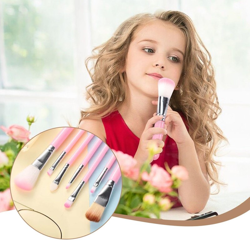 14 Pieces Makeup Brush Set, Kids Makeup Brush Set, Girls