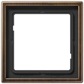 Jung Rahmen 1fach Series LS Antique Brass, 1 Piece, Me 2981 at