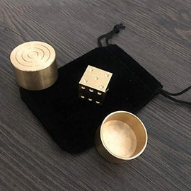 SUMAG Super Mental Die (Brass) Magic Tricks Classic Toys Dice Number Prediction Magic