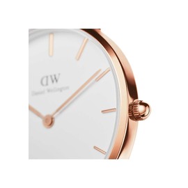 Daniel Wellington Petite St Mawes 32mm Women's Watch, Leather Rose Gold Watch for Women