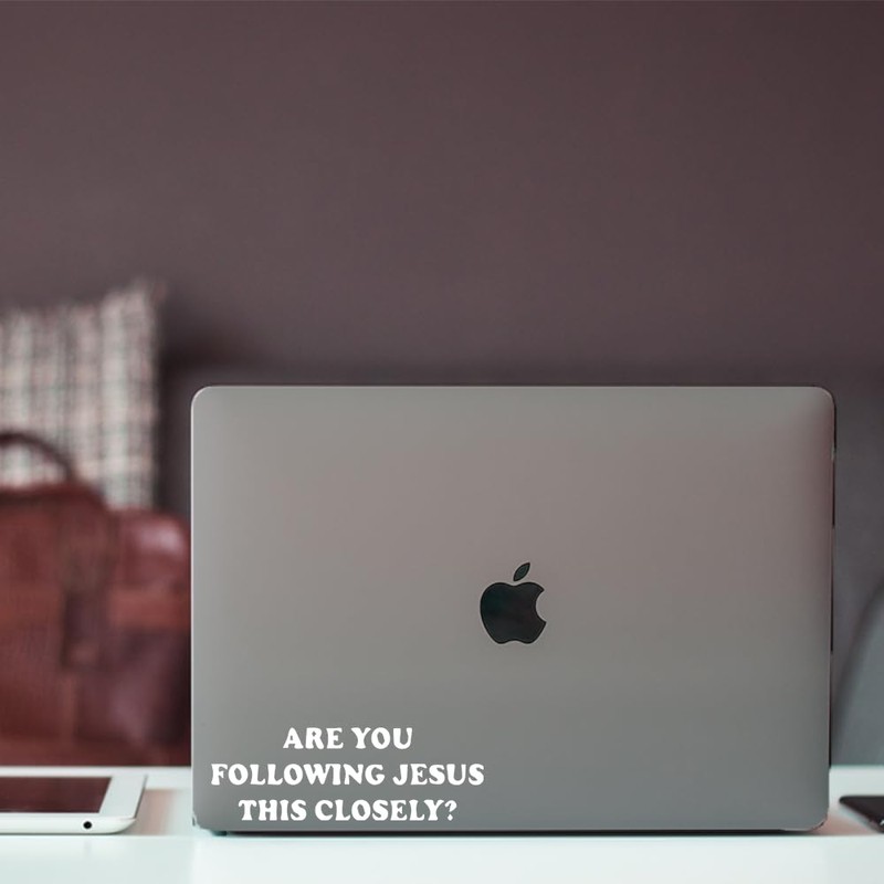 AzQuest are You Following Jesus This Closely? Vinyl Decal Sticker