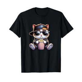 Cinema Outfit Cool Hamster with Black Suit Cool Funny T-Shirt