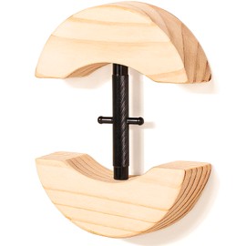 Hat Stretcher, Upgraded Hat Stretcher for Fitted Hats, Adjustable Hat Jack Stretcher Fitted Hat Size 7 to 8 3/8, Cowboy Hat Stretcher Fit All Caps - Wooden Heavy Duty of Hat Extender w. a Rotating Rod