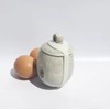 AggCoddler - Scandinavian Porcelain Egg Coddler with Simple Lid -