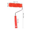 7IN Rubber Embossing Texture Wall Printing Brush Relief Roller Tool