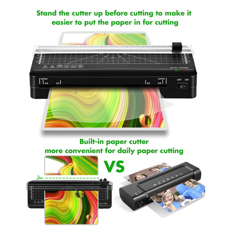 Laminator, A4 Laminator Machine, Thermal Laminator 70s Fast Warm-up with