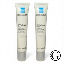 La Roche-Posay LOT OF 2 La Roche-Posay Effaclar Duo Dual Action Acne Treatment 1.3 oz DISCONTIN