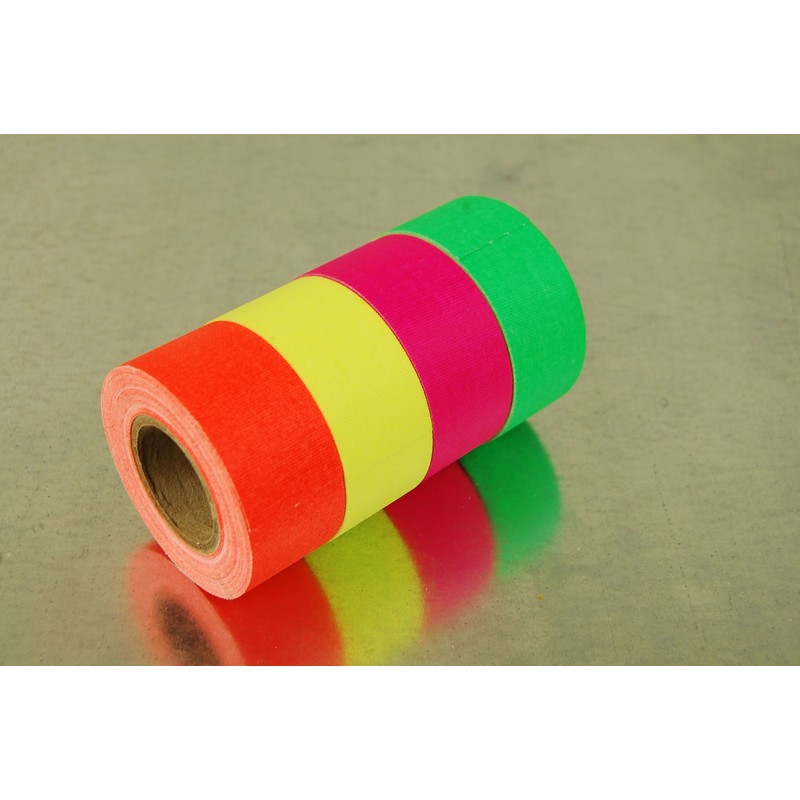 1 Inch x 6 Yards UV Blacklight Reactive Fluorescenât Gaffer