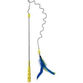 JW Pet Cat Telescopic Flutter-ee Feather Wand