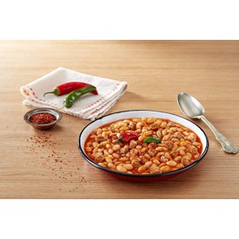 Duru White Beans 7 mm 88.2oz (2500 g),%100 Natural and Certificated, High Fiber and Protein, Non-GMO, Great for Vegan Recipes, Gluten Free