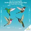 8 Large Beautiful Humming Bird Static Cling Window Stickers -