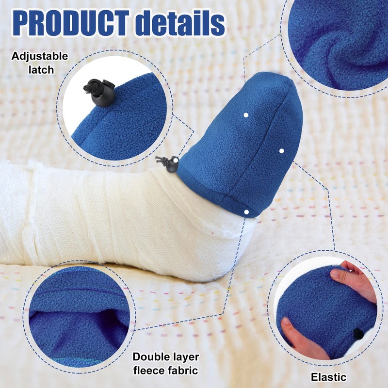 Cast Toe Socks for Women Men 4 Pack Cast Toe