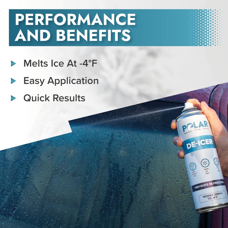 Polar De-Icer Spray for Car Windshield - 2 x 17