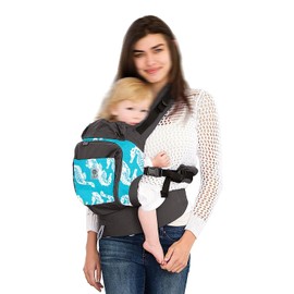 LILLEbaby 4 in 1 Essentials All Seasons Child Carrier Seahorse Gray, Grey