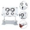 TEHAUX Adjustable Laptop Stand with Cooling Fan Ergonomic Computer Holder
