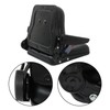 munirater Universal Fold Down Forklift Seat with Seatbelt Armrest and